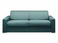 Vente-unique Sofá cama de apertura rápida 4p 22 cm tela - Color CALITO Azul Best