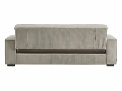 Sweeek Sofá cama de pana de 3 plazas Beige Sale