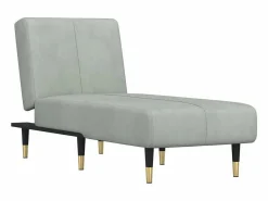 Sofá cama de terciopelo claro PWFG37275^ Online