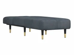 Sofá cama de terciopelo oscuro PWFG69708 Gris Discount