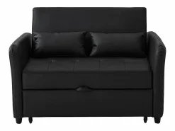 KOMHTOM Sofá De Piel|Sofá cama doble plegable, respaldo ajustable, material PU resistente al agua,