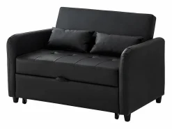 KOMHTOM Sofá De Piel|Sofá cama doble plegable, respaldo ajustable, material PU resistente al agua,