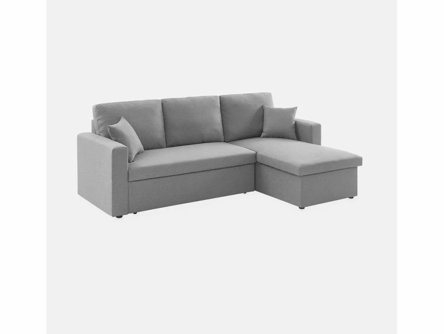 Sweeek Sofá Modular|Sofá cama esquinero reversible de 3 plaza