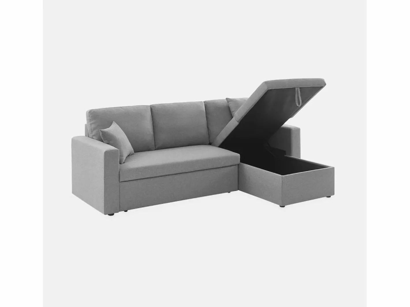 Sweeek Sofá Modular|Sofá cama esquinero reversible de 3 plaza