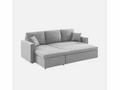 Sweeek Sofá Modular|Sofá cama esquinero reversible de 3 plaza