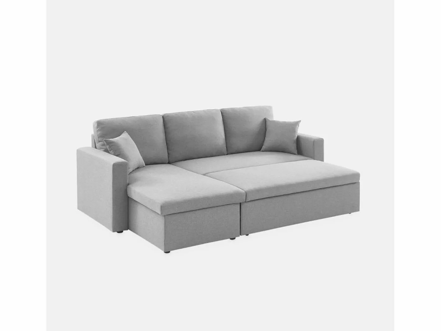 Sweeek Sofá Modular|Sofá cama esquinero reversible de 3 plaza