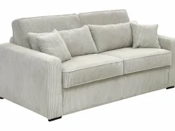 Sofá cama Express en pana , superficie de descanso de 160 cm, colchón de 16 cm, MONDOVI^Vente-unique Best