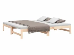 Sofá cama extraíble madera maciza de pino 2x(90x190) cm^Clicnbuy Online