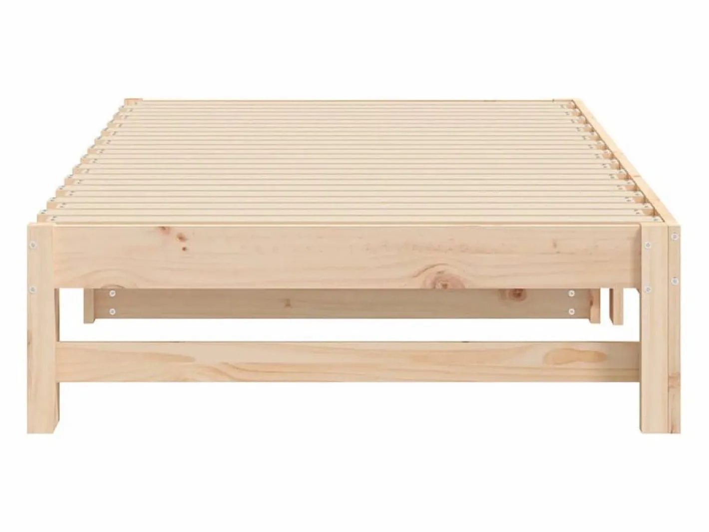 Sofá cama extraíble madera maciza de pino 2x(90x190) cm^Clicnbuy Online