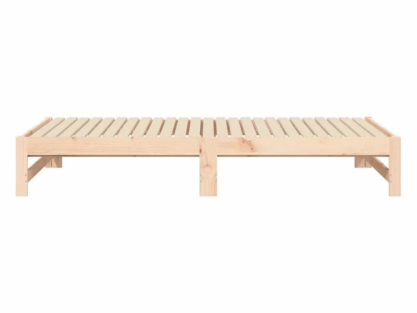 Sofá cama extraíble madera maciza de pino 2x(90x190) cm^Clicnbuy Online