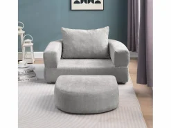 Sillón Cama|Sofá cama futón comprimible, sillón cama versátil con cojines.