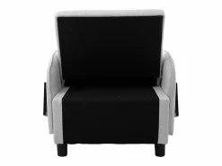 Sillón Cama|Sofá cama individual extraíble multifuncional: con función de cama, sillón y sillón, sofá cama ajustable en tres posiciones, mesas de té plegables