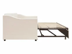 Hauss Spole Cama Nido|Sofá cama infantil 90/180x190cm convertible en terciopelo , con puertos USB y toma de corriente, sin colchón