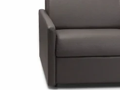 Vente-unique Sofá cama italiano 3 plazas de piel sintética CALIFE Gris Sale