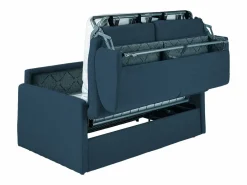 Sofá cama italiano 2p 22 cm tela - Color Gris CALIFE^Vente-unique Discount