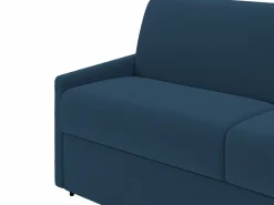 Sofá cama italiano 2p 22 cm tela - Color Gris CALIFE^Vente-unique Discount