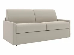 Sofá cama italiano 2p 22 cm tela - Color Gris CALIFE^Vente-unique Discount