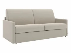 Sofá cama italiano 2p 18 cm tela - Color Gris CALIFE^Vente-unique New