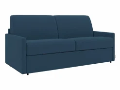 Sofá cama italiano 3p 22 cm tela - Color Gris CALIFE^Vente-unique Hot
