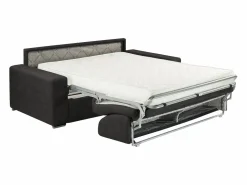 Vente-unique Sofá cama italiano 3p tela - Color Antracita 14cm EMIR Gris antracita Best