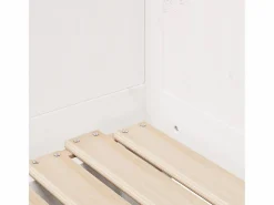 Clicnbuy Sofá cama nido con cajones madera maciza pino blanca 90x190 cm Blanco Best