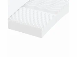 vidaxl Sofá cama nido con colchón cuero sintético 90x200 cm Blanco Discount