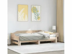 Sofá cama nido madera maciza de pino 90x190 cm^Clicnbuy New