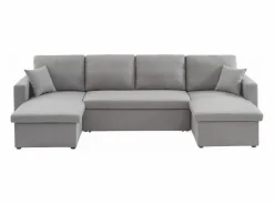 Sofá cama panorámico de 4 plazas en tela^Sweeek Clearance