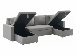 Sofá cama panorámico de 4 plazas en tela^Sweeek Clearance