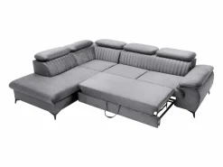 Vente-unique Sofás Y Sillones|Sofá cama rinconera de terciopelo SAMARA de Pascal Morabito