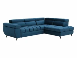Sofá cama rinconera derecha de terciopelo NIACATO^Vente-unique Discount