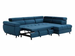 Sofá cama rinconera derecha de terciopelo NIACATO^Vente-unique Discount