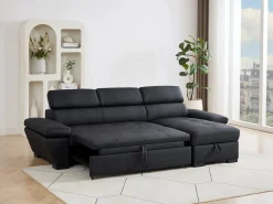 LINEA SOFA Todos Los Sofás|Sofá - 4 Plazas|Sofá cama rinconera derecha de cuero JONOVA