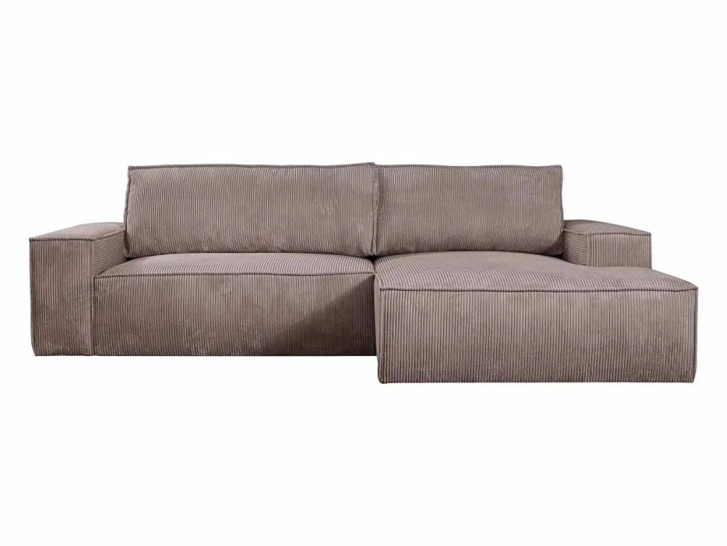 Sofá cama rinconera derecha de pana - AMELIA^Vente-unique Sale