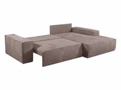 Sofá cama rinconera derecha de pana - AMELIA^Vente-unique Sale