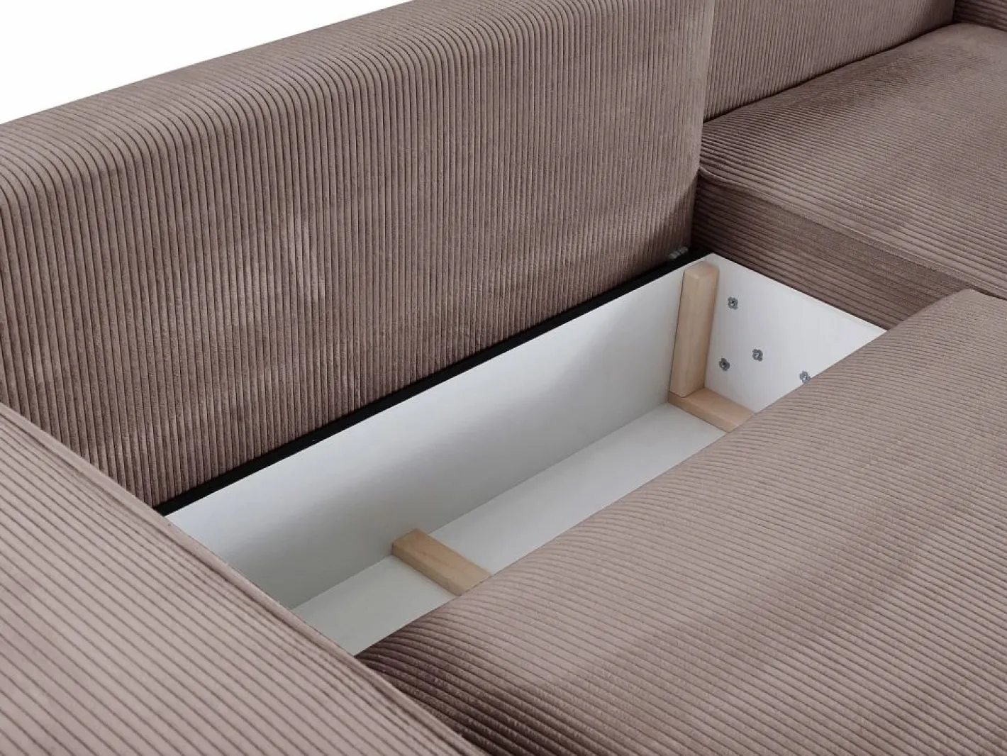 Sofá cama rinconera derecha de pana - AMELIA^Vente-unique Sale