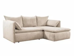 Sofá cama rinconera derecha de pana -TEODORA de Pascal Morabito^Vente-unique Discount