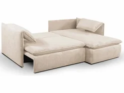 Sofá cama rinconera derecha de pana -TEODORA de Pascal Morabito^Vente-unique Discount