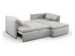 Sofá cama rinconera derecha de pana -TEODORA de Pascal Morabito^Vente-unique Outlet