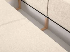 Vente-unique Sofás Y Sillones|Sofá cama rinconera en tela bouclé AMELIA de PASCAL MORABITO - Angle Gauche