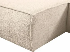 Vente-unique Sofás Y Sillones|Sofá cama rinconera en tela bouclé AMELIA de PASCAL MORABITO - Angle Gauche