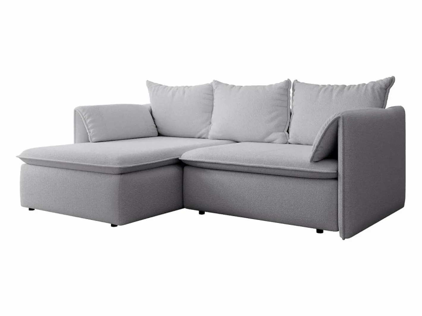 Sofá cama rinconera izquierda de tela TEODORA^Vente-unique New