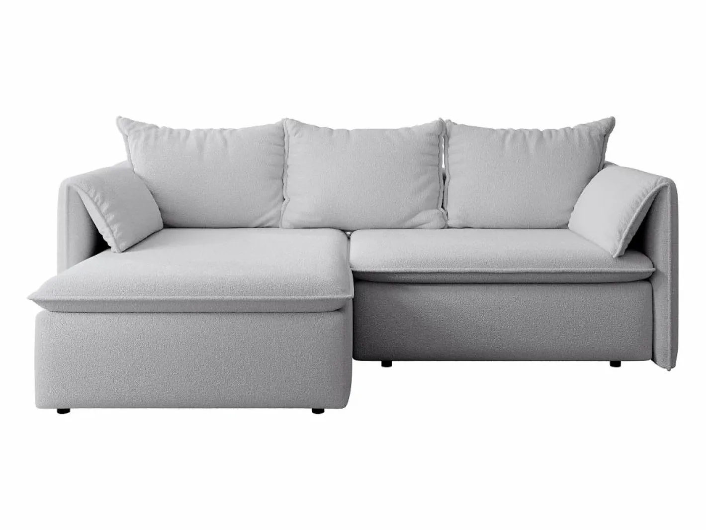 Sofá cama rinconera izquierda de tela TEODORA^Vente-unique New