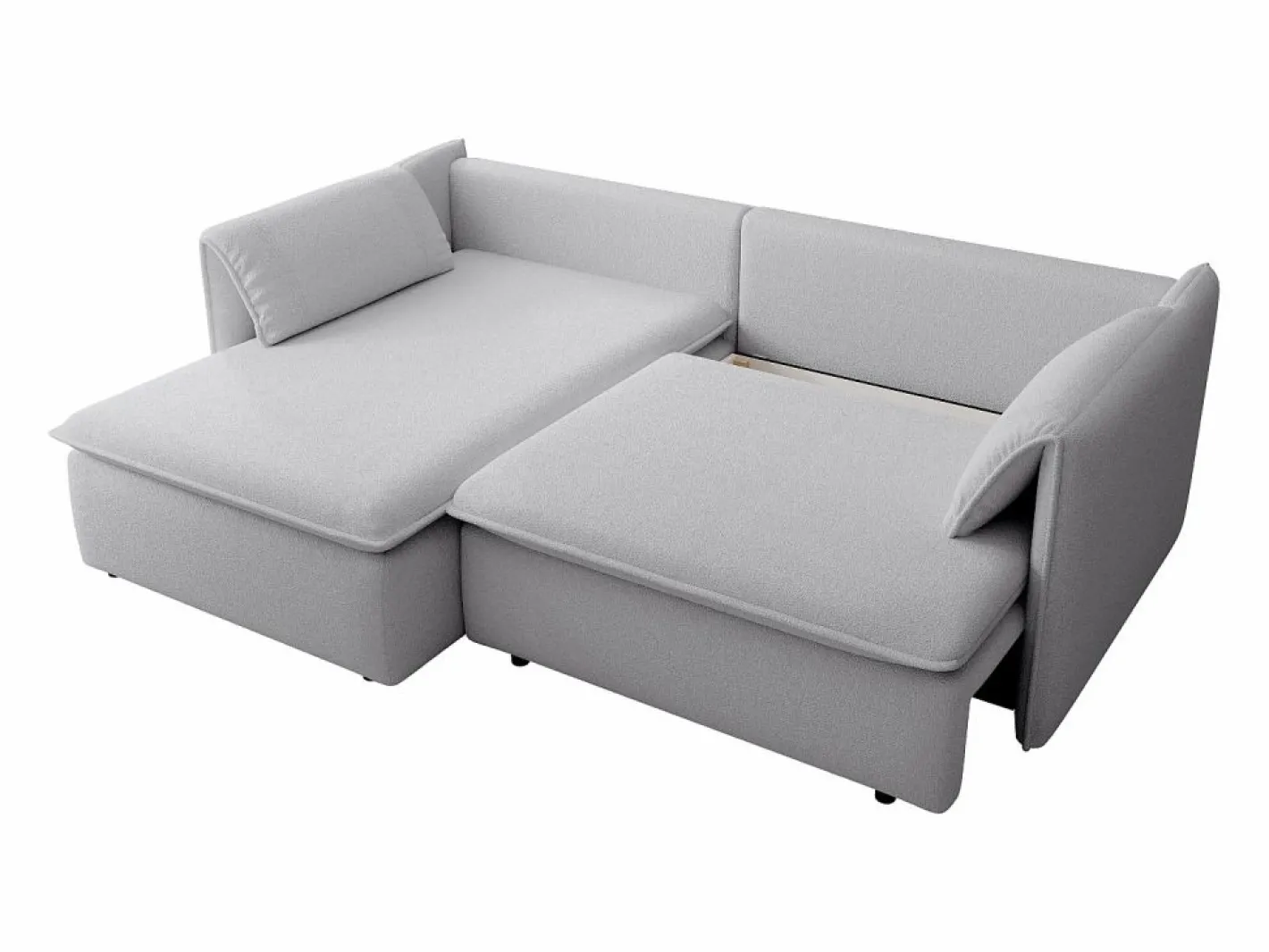 Sofá cama rinconera izquierda de tela TEODORA^Vente-unique New