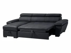 LINEA SOFA Sofá De Piel|Sofá cama rinconera izquierda de cuero JONOVA