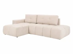Sofá cama rinconera izquierda de tela TRIMALDI^Vente-unique Discount