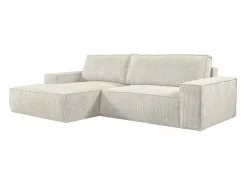 Sofá cama rinconera izquierda de pana - AMELIA de Pascal Morabito^Vente-unique Discount