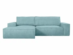 Sofá cama rinconera izquierda de pana - AMELIA^Vente-unique