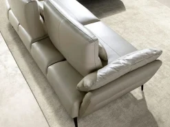 Angel Cerda Sofá chaise longue derecha piel arena 6213 Beige Outlet