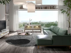 Angel Cerda Sofá De Piel|Sofá chaise longue derecha piel 6199